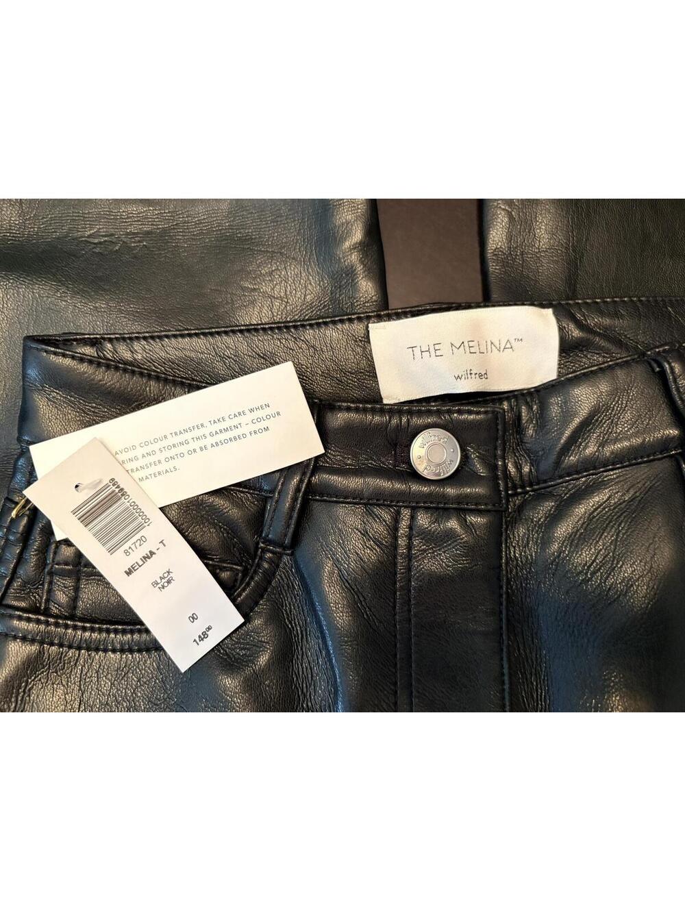 Aritzia Wilfred Vegan Leather Pants NWT